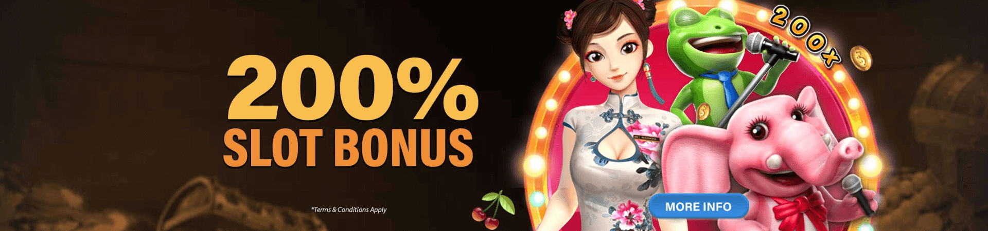 200% SLOT BONUS