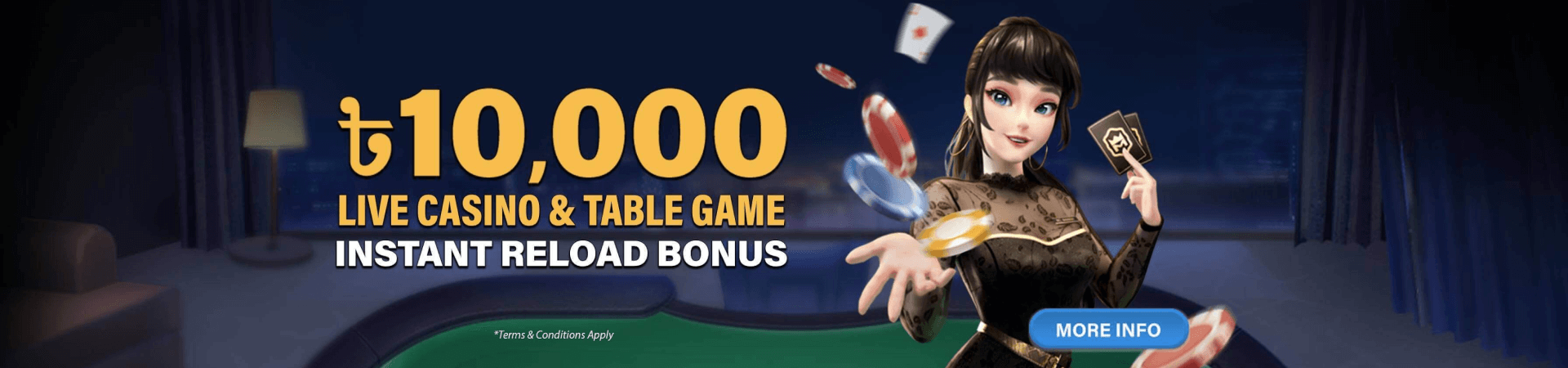 LIVE CASINO & TABLE GAME