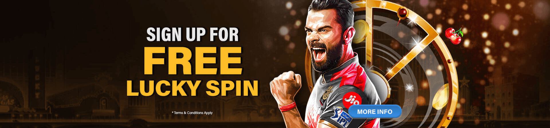 SIGN UP FOR FREE LUCKY SPIN